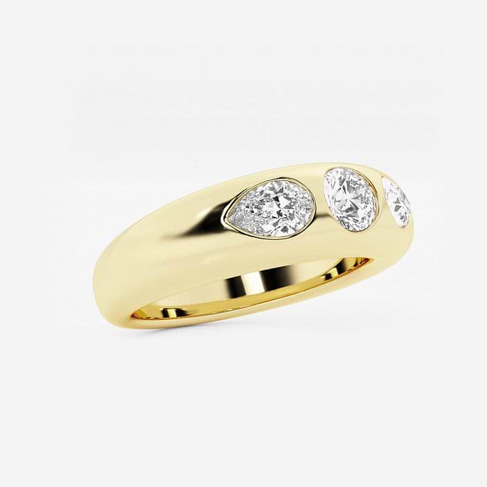 näas Domed Multi-Shape Stackable Ring